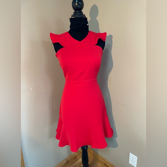 NWOT Adelyn Rae Dress size large, red - Picture 14 of 15